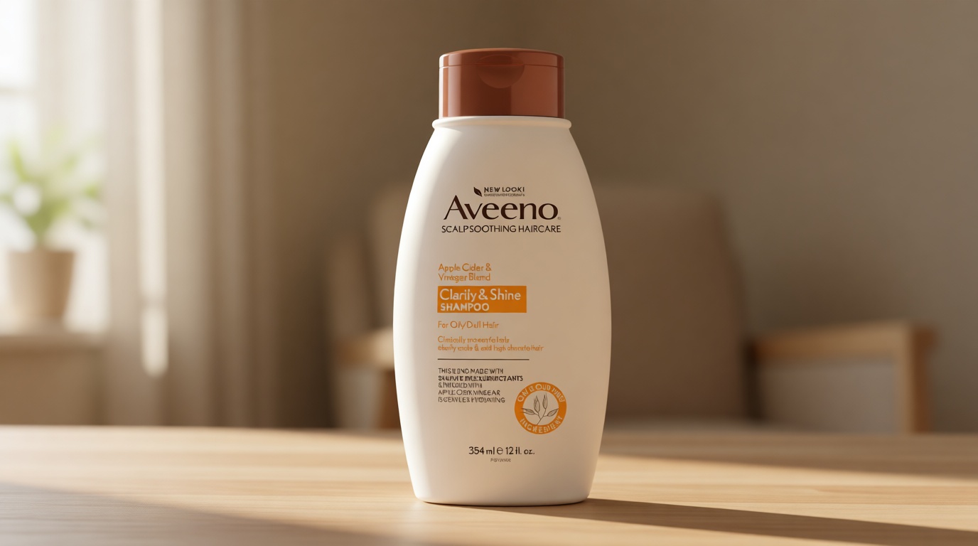 Aveeno Apple Cider Vinegar Clarifying Shampoo, Shine Enhancing, 12 fl oz