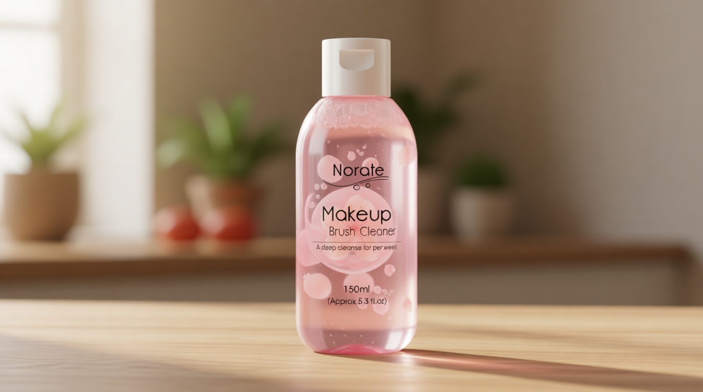 Norate Makeup Brush Cleaner, Make Up Brush Cleansers Solution, Makeup Cleaner for Makeup Brushes, Beauty Sponge, Powder Puff, Deep Clean Brush Shampoo, Gentle Formula Cruelty Free 5.3 FL.OZ