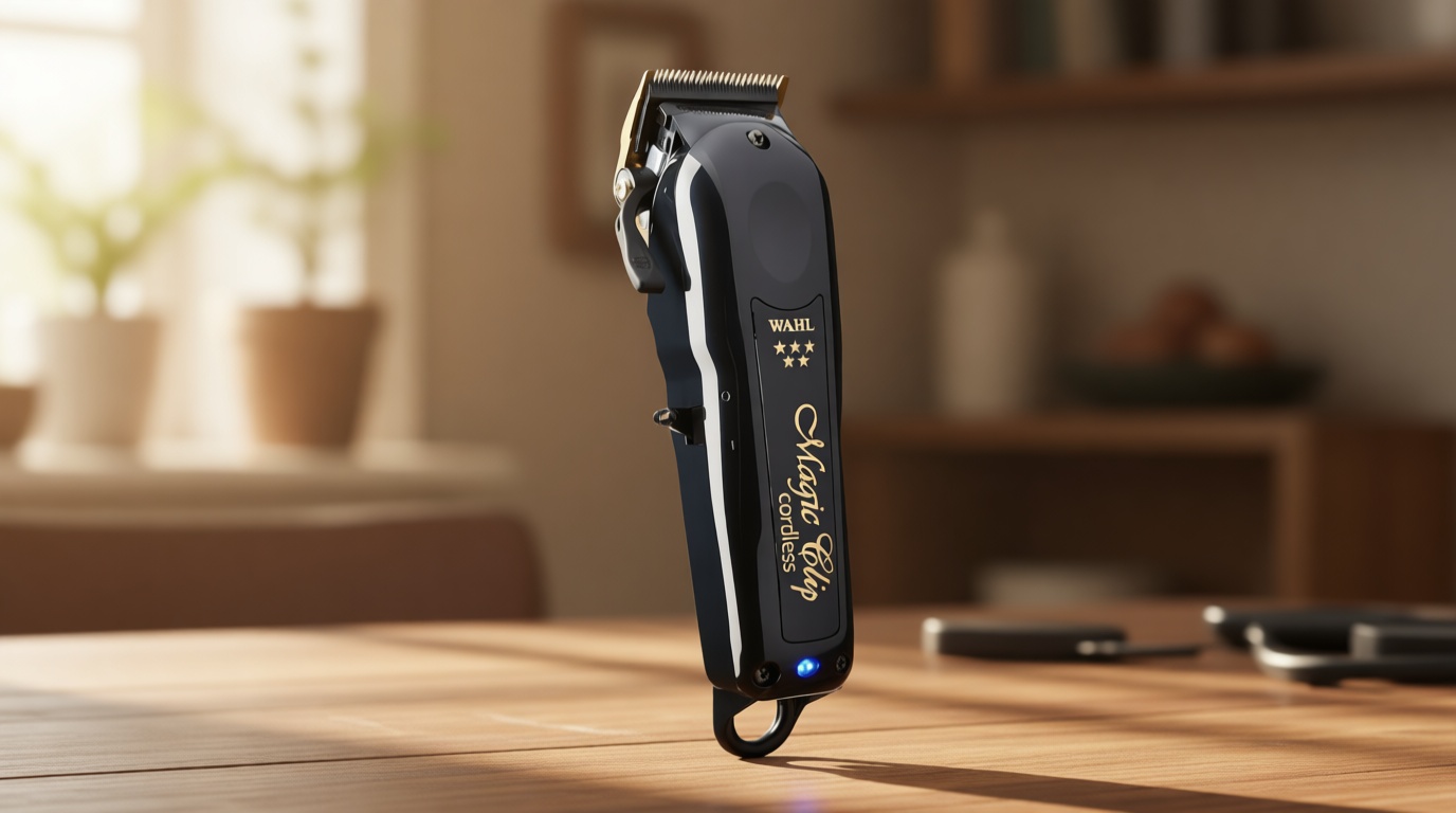 Wahl Professional 5 Star Series Magic Clip Cordless Hair Clipper, Stagger-Tooth Blade Professional Hair Trimmer with Attachments, 100+ Minute Run Time