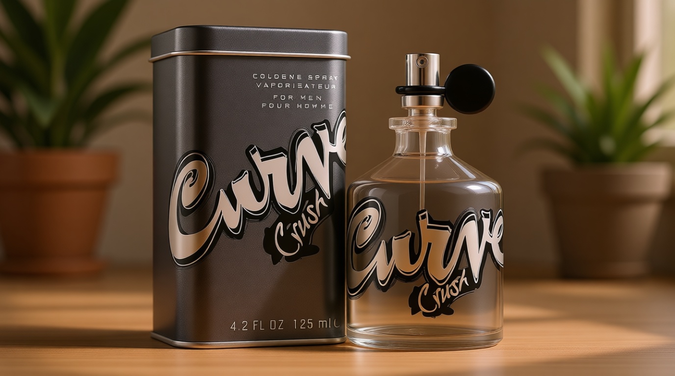 Curve Crush Men's Cologne Fragrance Spray, Casual Day or Night Scent, 4.2 fl oz