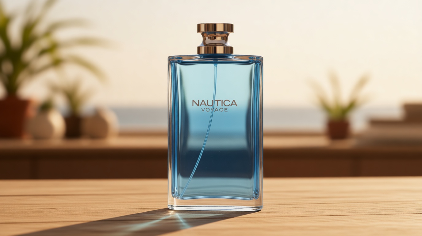 Nautica Voyage Eau De Toilette, Cologne and Fragrance For Men, Fresh, Romantic, Fruity Scent Woody, Aquatic Notes of Apple, Water Lotus, Cedarwood, and Musk Ideal Day Wear, Long Lasting 6.7Fl oz