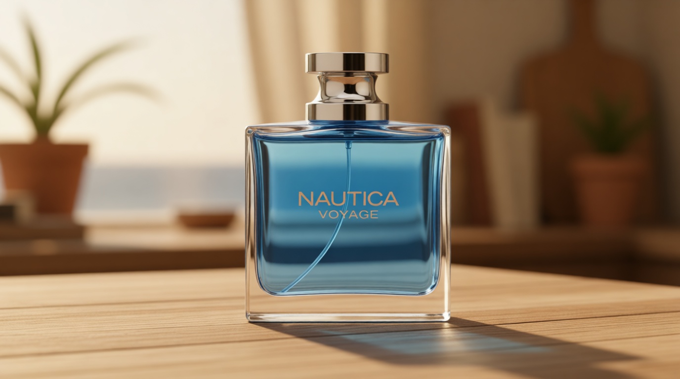Nautica Voyage Eau De Toilette, Cologne and Fragrance For Men, Fresh, Romantic, Fruity Scent Woody, Aquatic Notes of Apple, Water Lotus, Cedarwood, and Musk Ideal Day Wear, Long Lasting 3.3Fl oz
