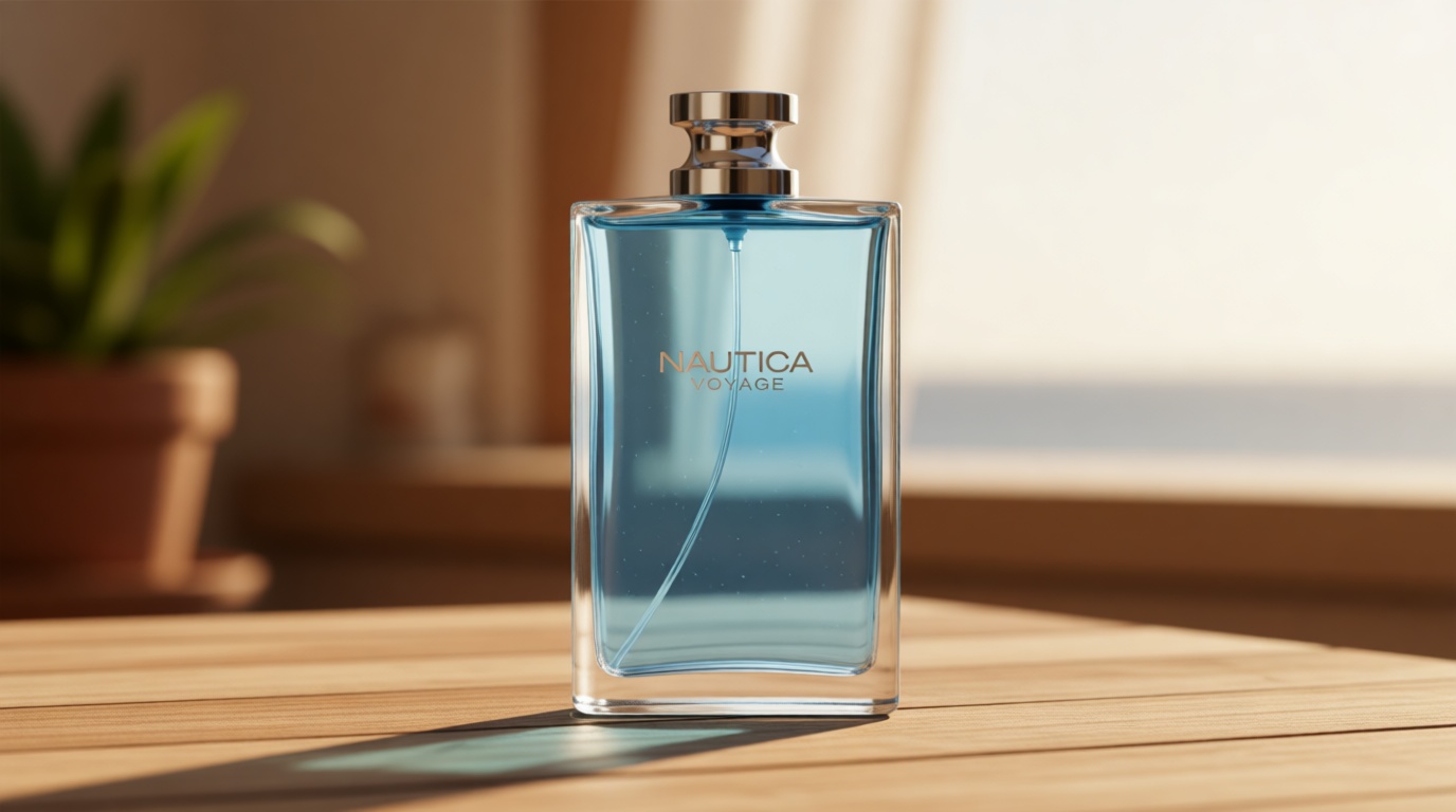 Nautica Voyage Eau De Toilette, Cologne and Fragrance For Men, Fresh, Romantic, Fruity Scent Woody, Aquatic Notes of Apple, Water Lotus, Cedarwood, and Musk Ideal Day Wear, Long Lasting 6.7Fl oz