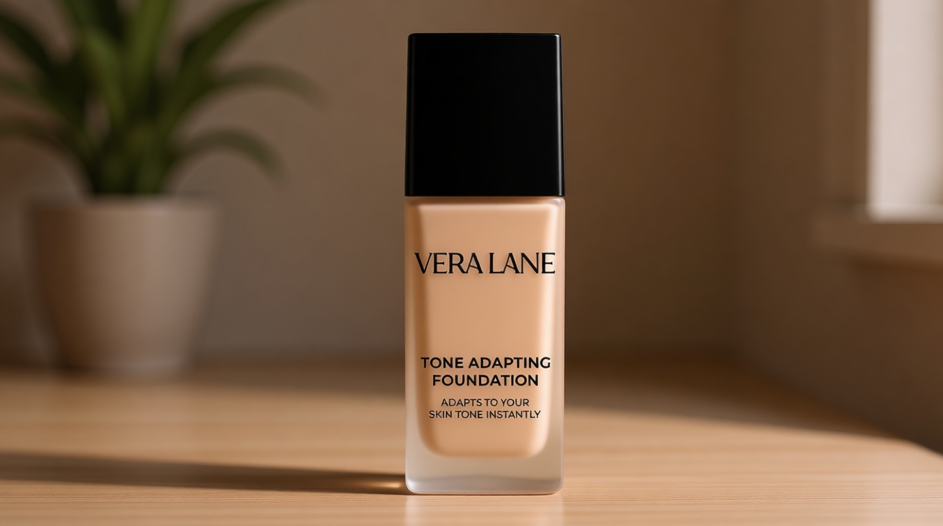 Color Changing Foundation for Mature Skin - Self Adjusting Makeup That Matches Your Tone | Natural, Lightweight, Color Correcting Formula by Vera Lane