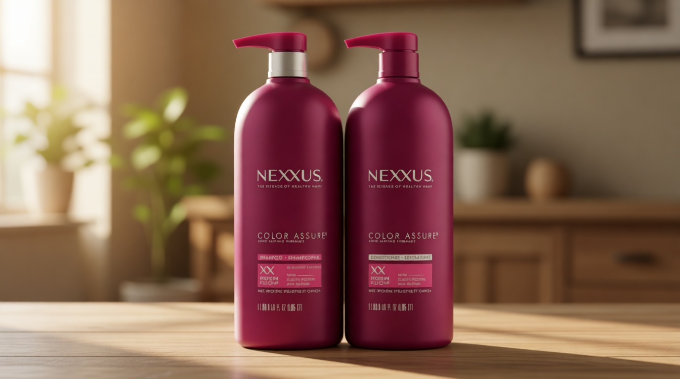 Nexxus Color Assure Shampoo and Conditioner for Color Treated Hair Color Assure Enhance Color Vibrancy for Up to 40 Washes 33.8 oz, 2 Count