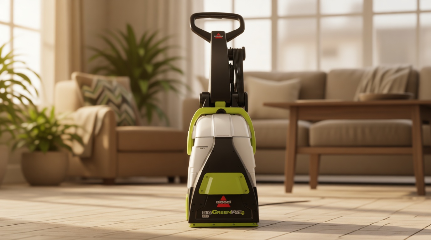 Bissell® Big Green® PET PRO Carpet Cleaner with 8 Row XL DirtLifter PowerBrush, 9-inch Long Reach Hose, 2 Upholstery Tools, Includes Pet Pro Oxy Urine Eliminator Formula