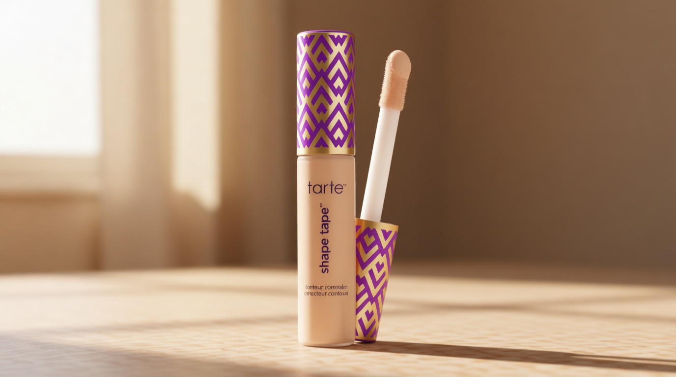 tarte shape tape concealer – Full-Coverage Creaseless Soft Matte Finish, Brightening Under-Eye & Face Makeup, 16hr Longwear, Vegan & Cruelty-Free