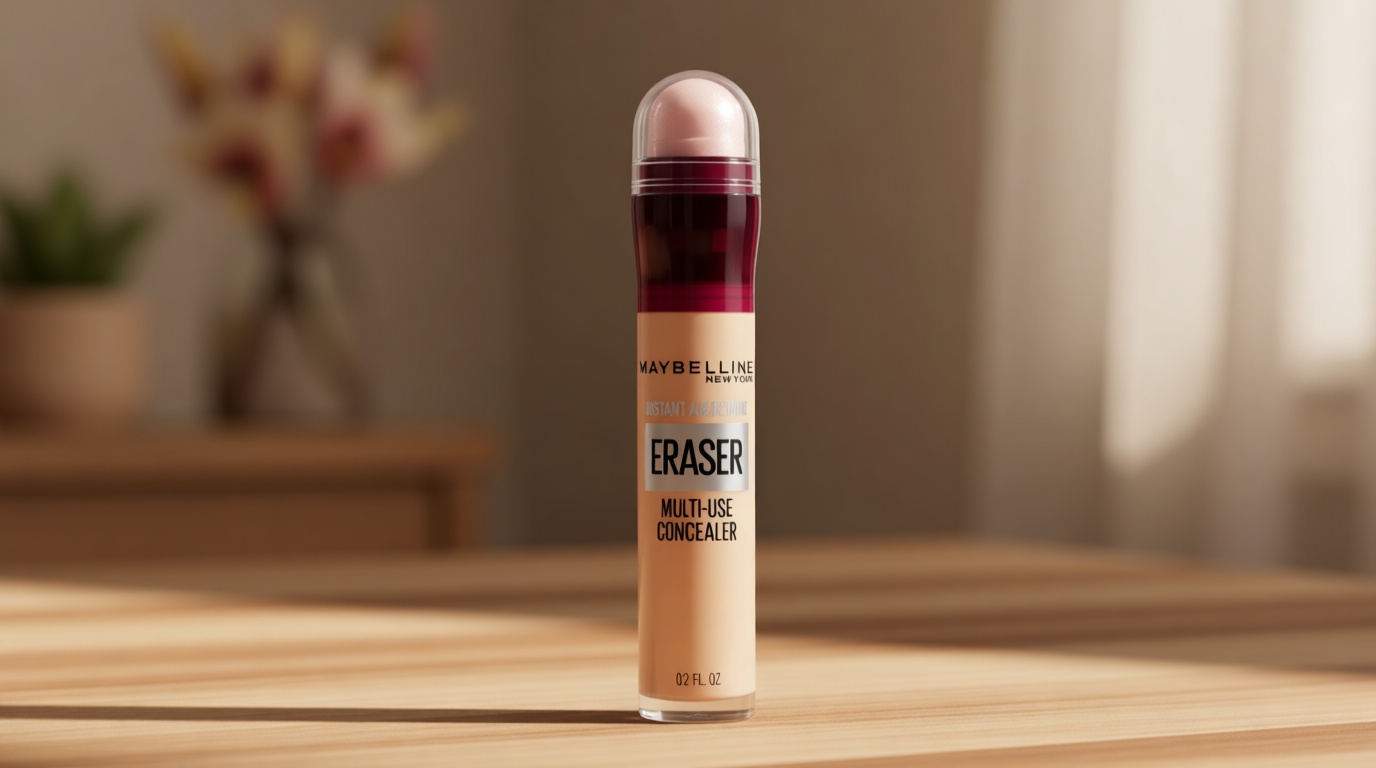 Maybelline Instant Age Rewind Eraser Dark Circles Treatment Multi-Use Concealer, 100, 1 Count (Packaging May Vary)