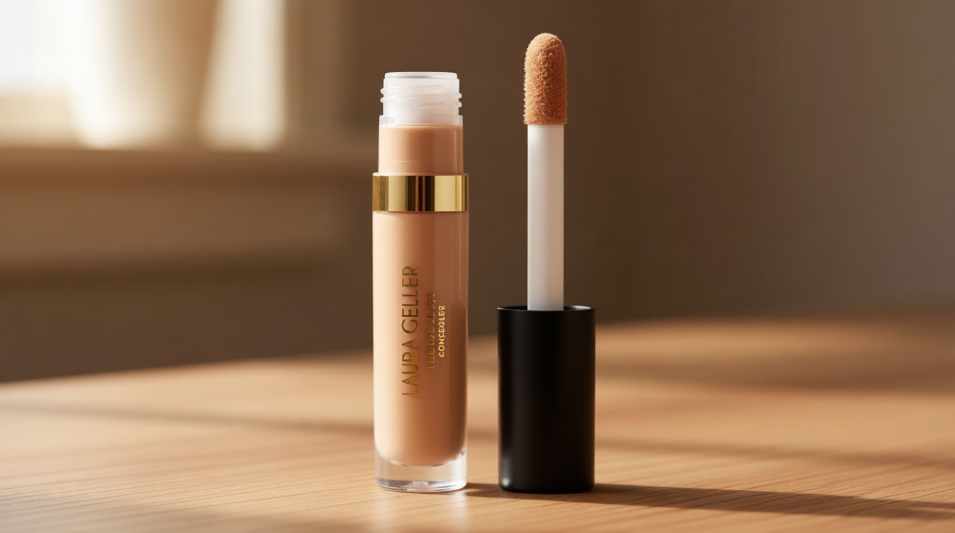 LAURA GELLER NEW YORK Ideal Fix Under Eye Concealer for Mature Skin – 03 Light - Full Coverage, Anti-Aging, Color Correcting – Covers Dark Circles & Blemishes – Hydrating, Crease-Free, Long-Lasting