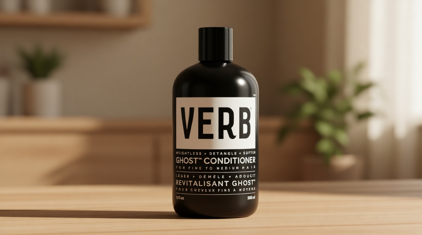 VERB Ghost Conditioner - Infused with Moringa Oil -Moisturizes Fine and Weighed Down Hair - Vegan, No Parabens or Harmful Sulfates