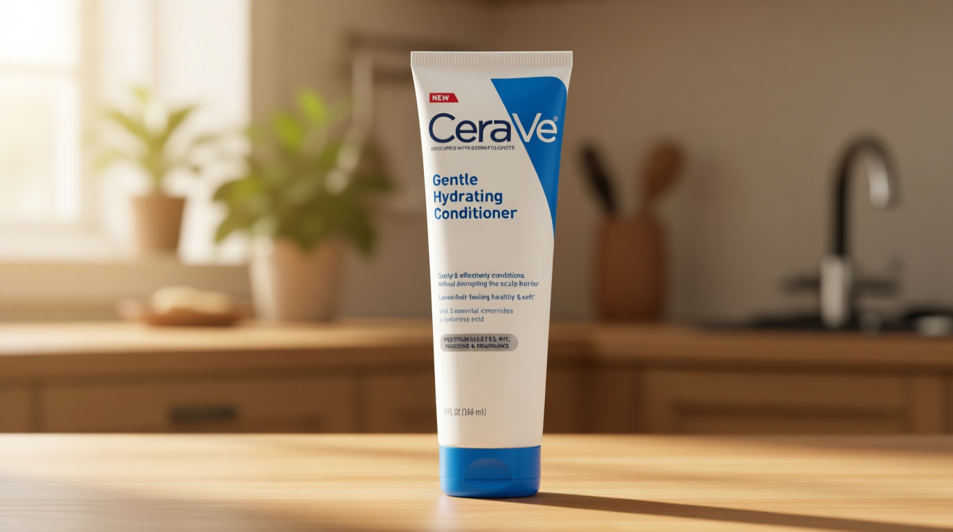 CeraVe Gentle Hydrating Conditioner, Hair Conditioner With Ceramides, Niacinamide & Hyaluronic Acid, Sulfate Free & Color Safe, Moisturizing Conditioner For All Hair & Scalp Types