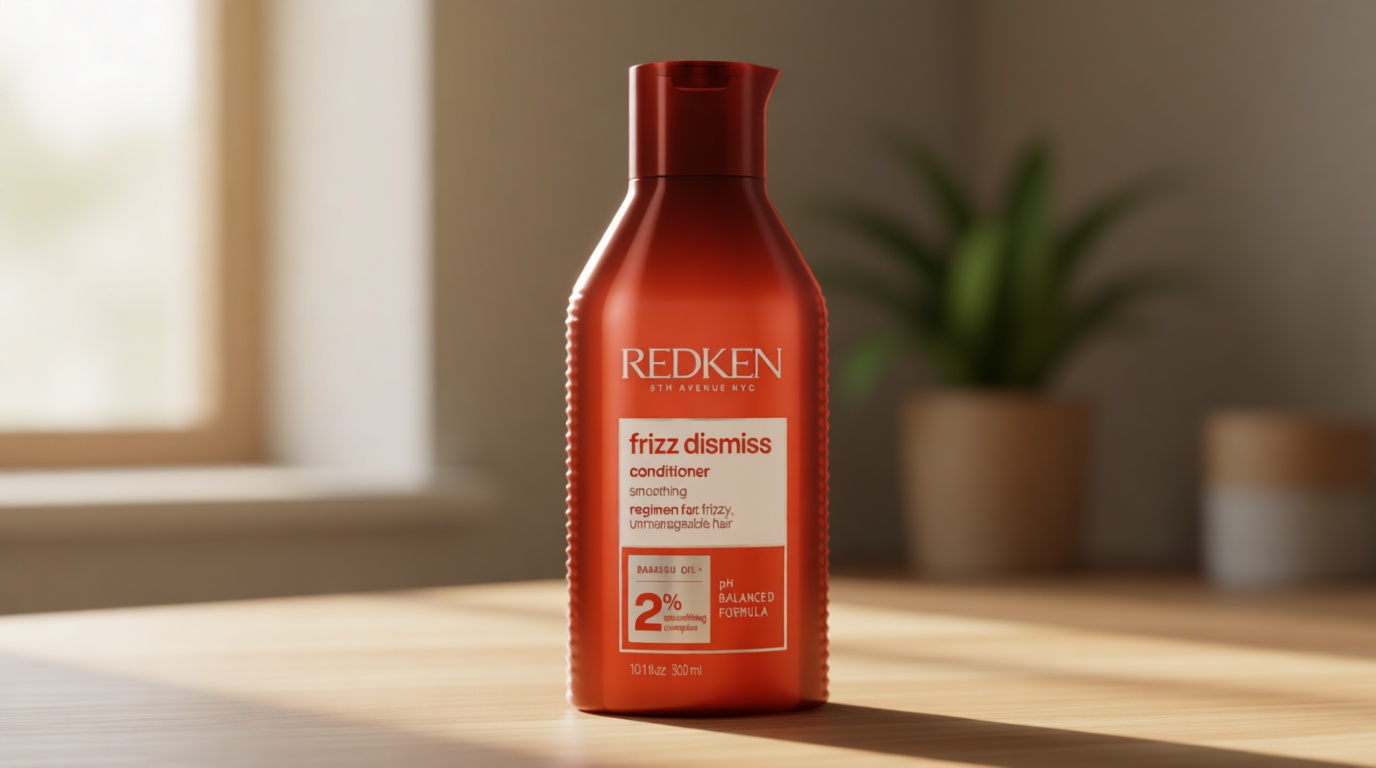Redken Frizz Dismiss Conditioner - Frizz Control for All Hair Types, Moisturizes & Smoothes, Enhances Shine, With Babassu Oil Cradle to Cradle Certified