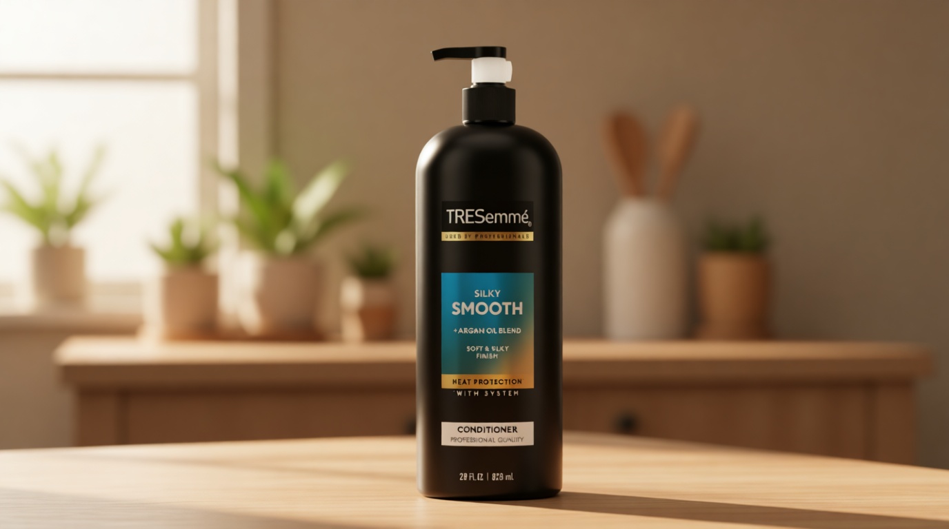 TRESemmé Silky & Smooth Anti-Frizz Conditioner for Frizzy Hair Formulated With Pro Style Technology 28 Fl Oz