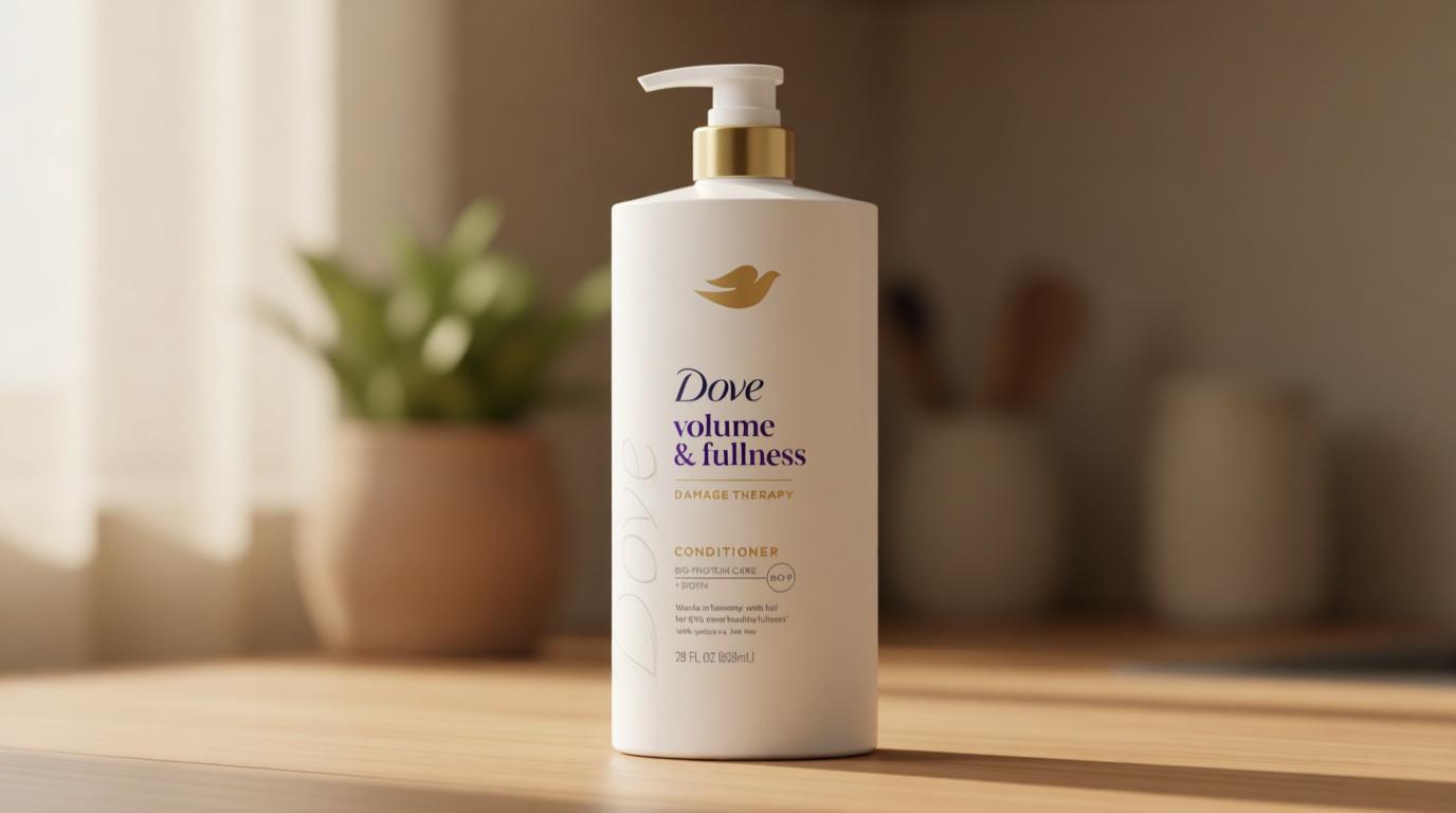 Dove Conditioner Volume & Fullness for Fine, Thin Hair with Bio-Protein Care Technology and Biotin 28 Fl Oz