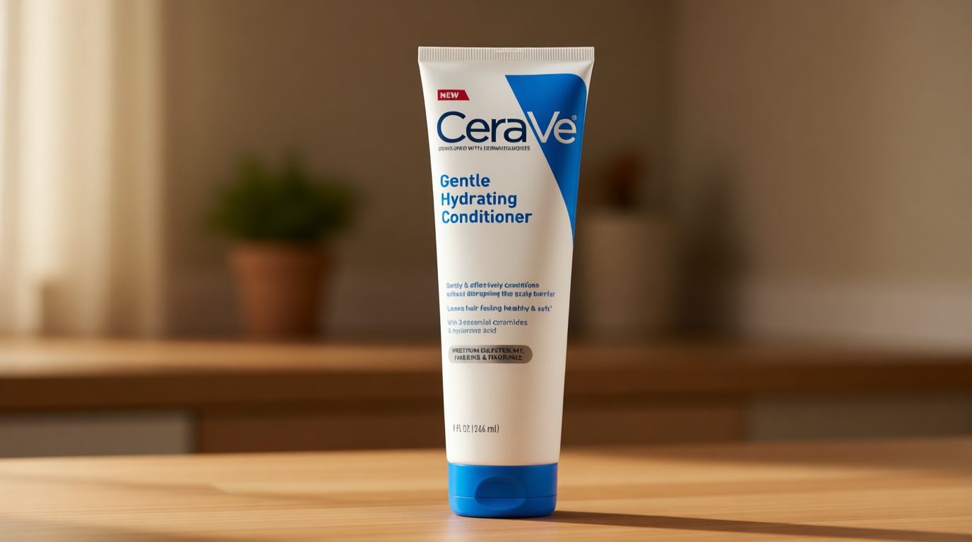 CeraVe Gentle Hydrating Conditioner, Hair Conditioner With Ceramides, Niacinamide & Hyaluronic Acid, Sulfate Free & Color Safe, Moisturizing Conditioner For All Hair & Scalp Types