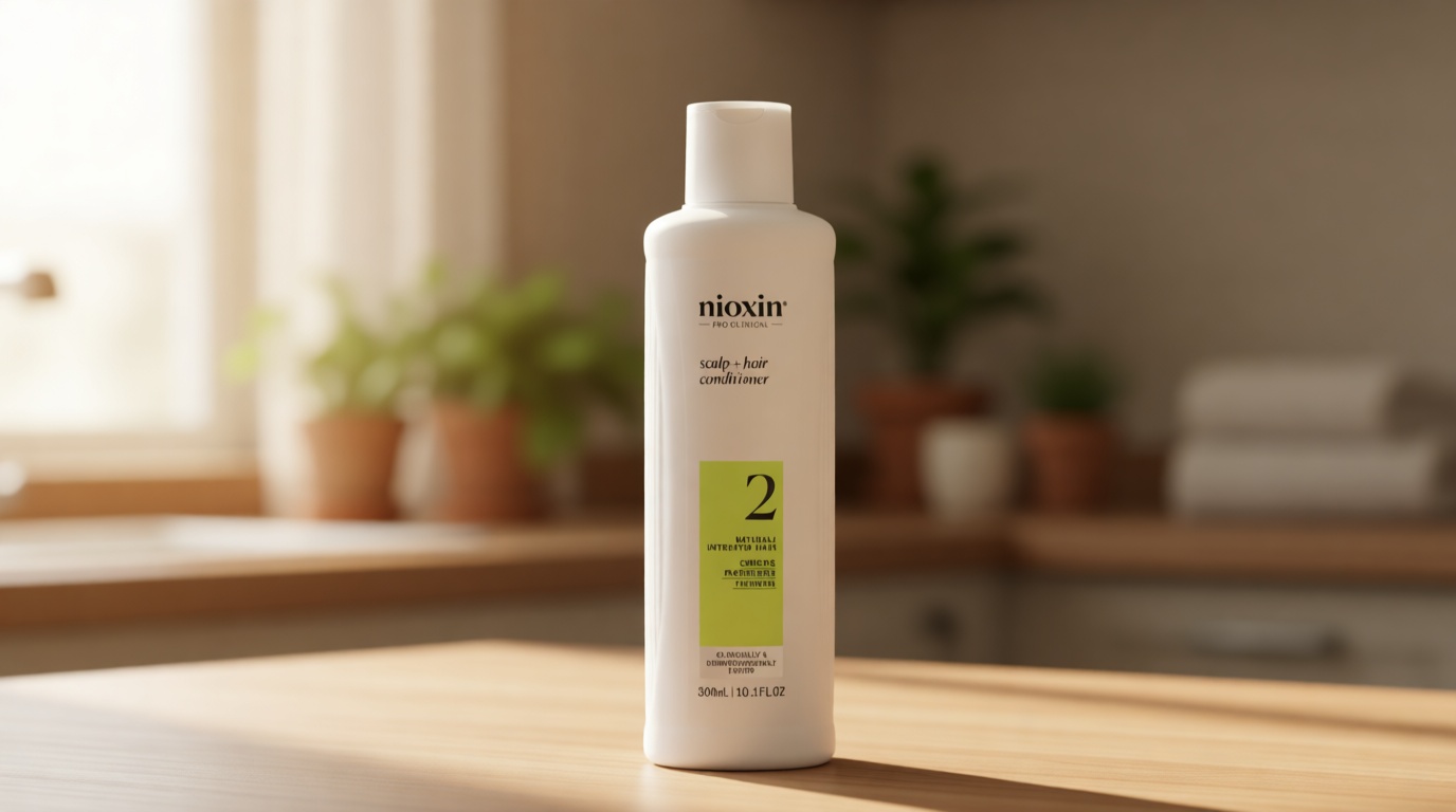 Nioxin Scalp + Hair Thickening System 2 Conditioner | For Natural or Untreated Hair with Progressed Thinning | With Niacinamide and Biotin |10.1 Fl oz.