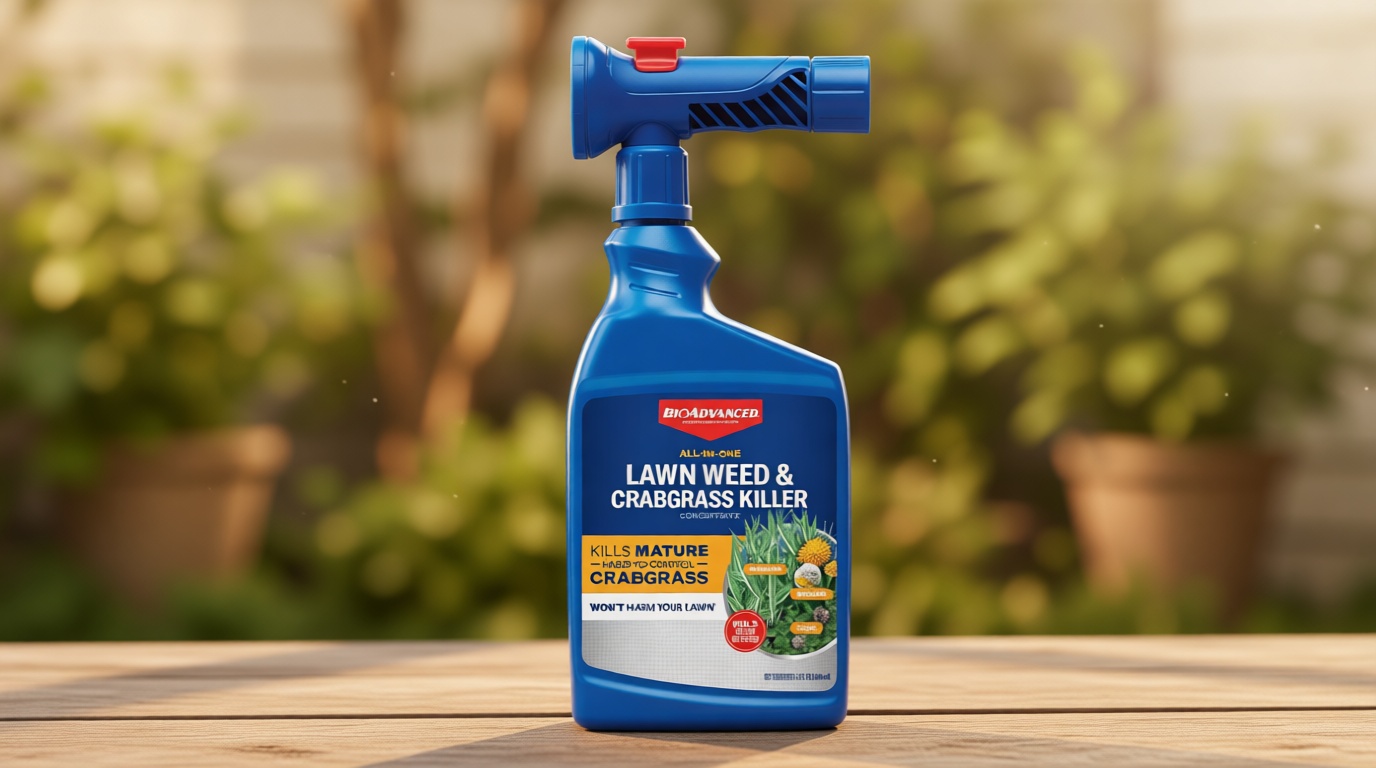BioAdvanced All-in-One Lawn Weed & Crabgrass Killer, Ready-to-Spray, 32 oz