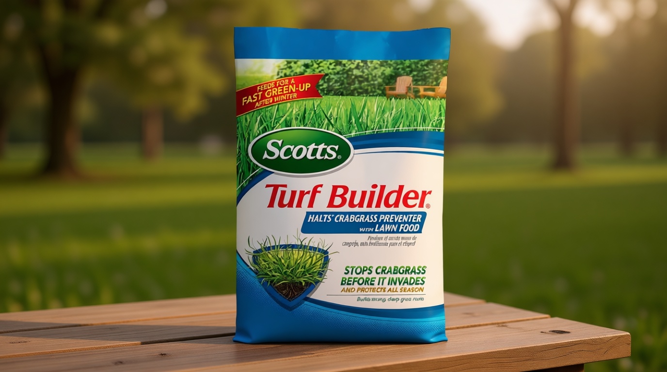 Scotts Turf Builder Halts Crabgrass Preventer with Lawn Food, 5,000 sq. ft.