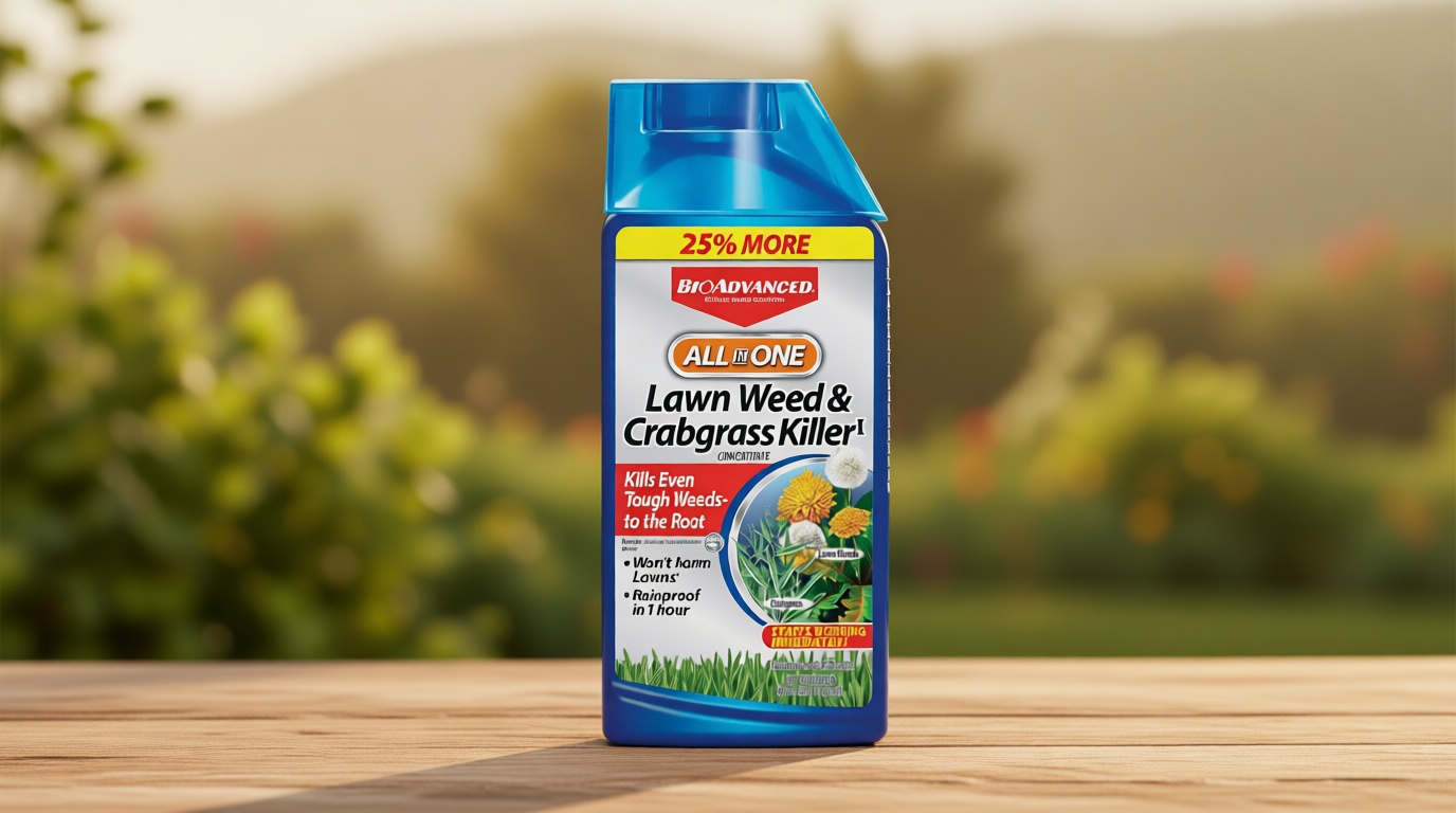 BioAdvanced All-In-One Lawn Weed and Crabgrass Killer I, Concentrate, 40 oz