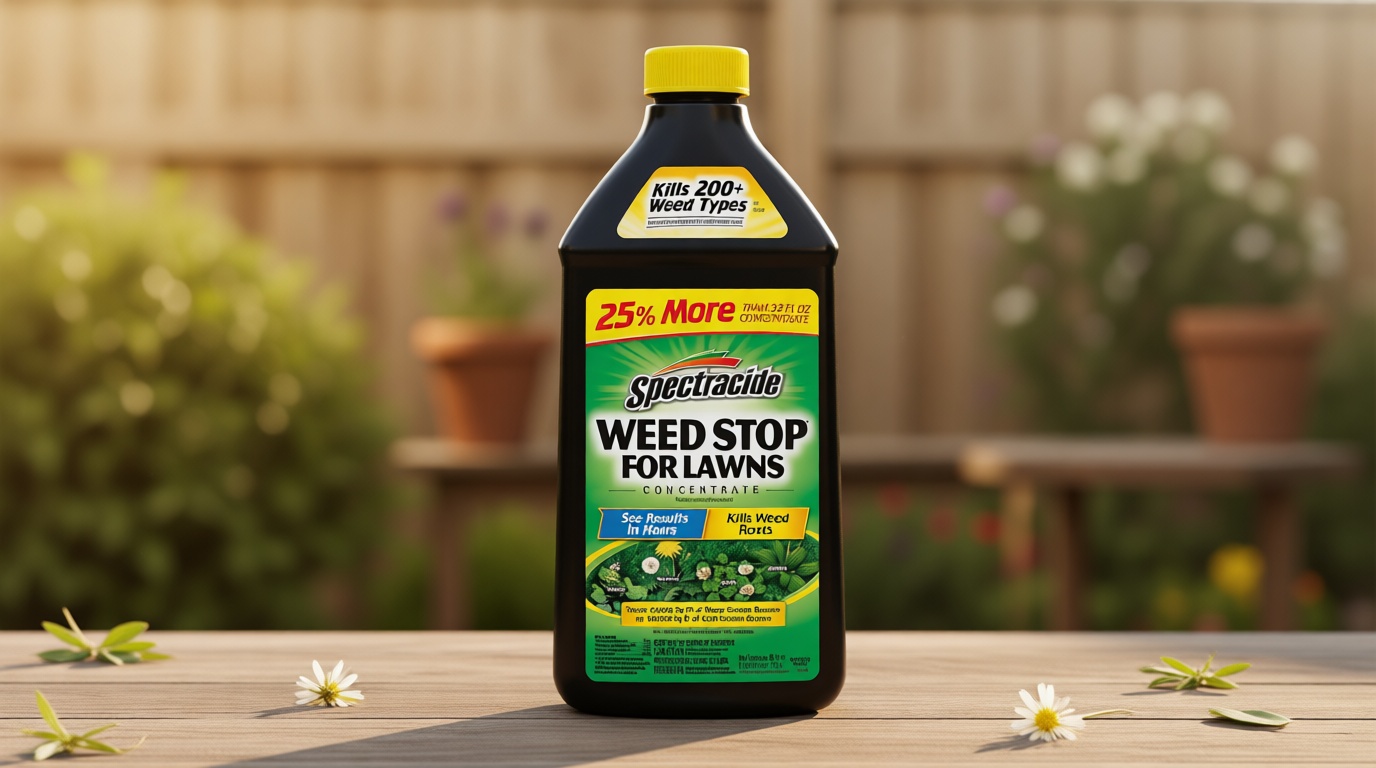 Spectracide Weed Stop For Lawns Concentrate, Kills Weed Roots, Not The Lawn, 40 fl Ounce