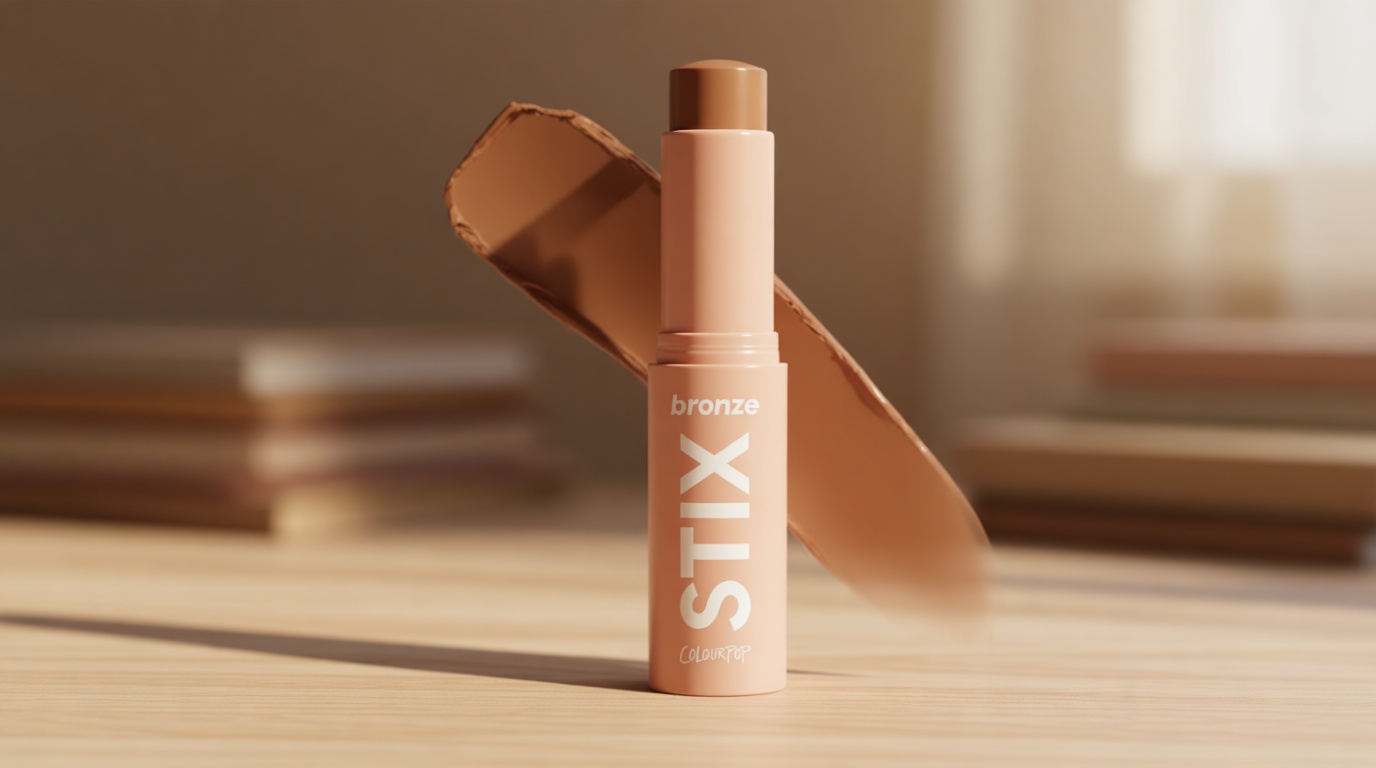 ColourPop Cream Bronzer Stick - Blendable Cream Contour & Glowy Summer Makeup with a Natural, Matte Finish - Buildable Formula for Shimmer-Free, Sun-Kissed Warmth - Laguna Beach (0.28 oz)