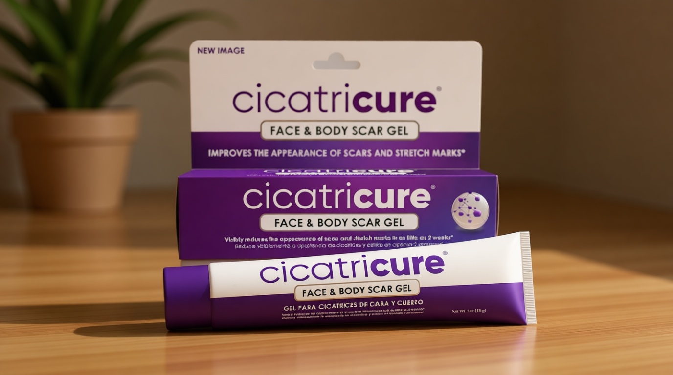 Cicatricure Advanced Scar Gel for Face & Body - Proven Results in 2 Weeks, Scar Treatment for Surgical Scars, Stretch Marks, Scars of Burns and Injuries, Acne Scar Treatment, 1 oz (28 g)