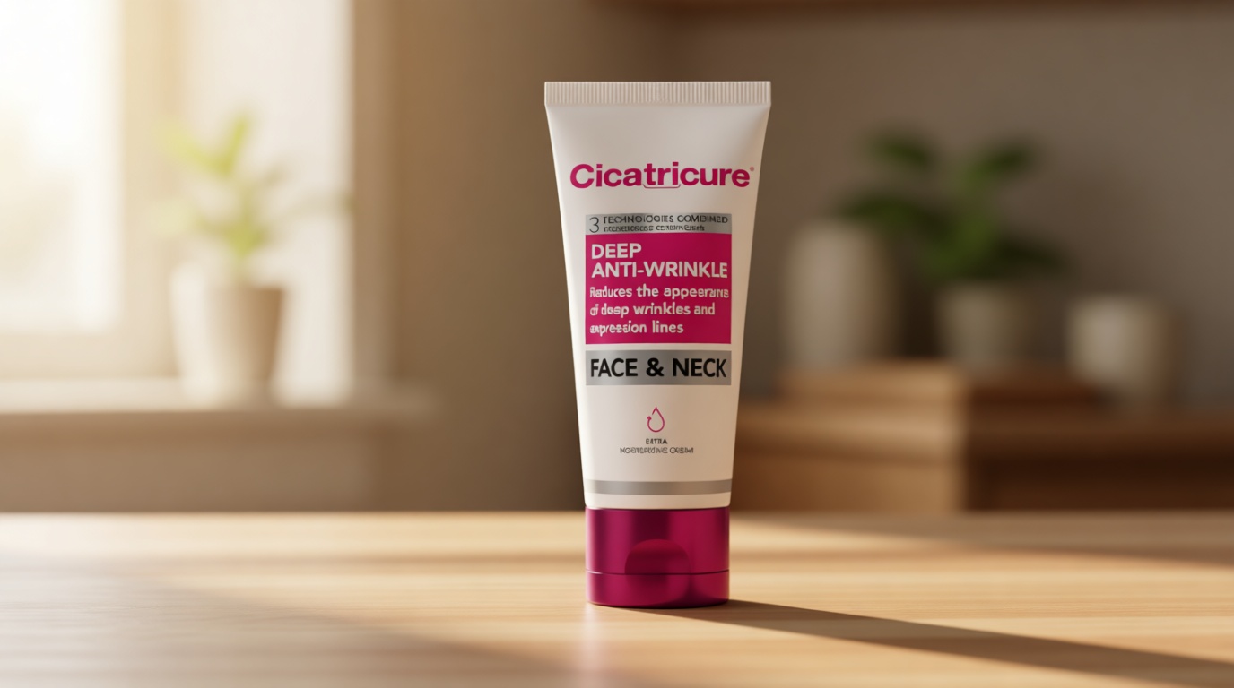 Cicatricure Deep Anti-Wrinkle Face & Neck Cream, Reduces the Appearance of Wrinkles from 1st Use, Face Moisturizer, Anti-Aging Cream, Non-Greasy Wrinkle Cream for Women, Neck Cream, 2.1 Ounces