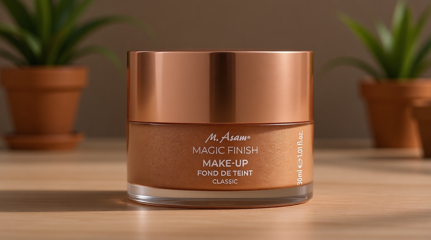 M. Asam Magic Finish Make-Up Mousse (1.01 Fl Oz) – 4in1 Primer, Foundation, Concealer & Powder With Buildable Coverage, Hides Redness And Dark Spots, Vegan, For Light To Medium Skin Tones