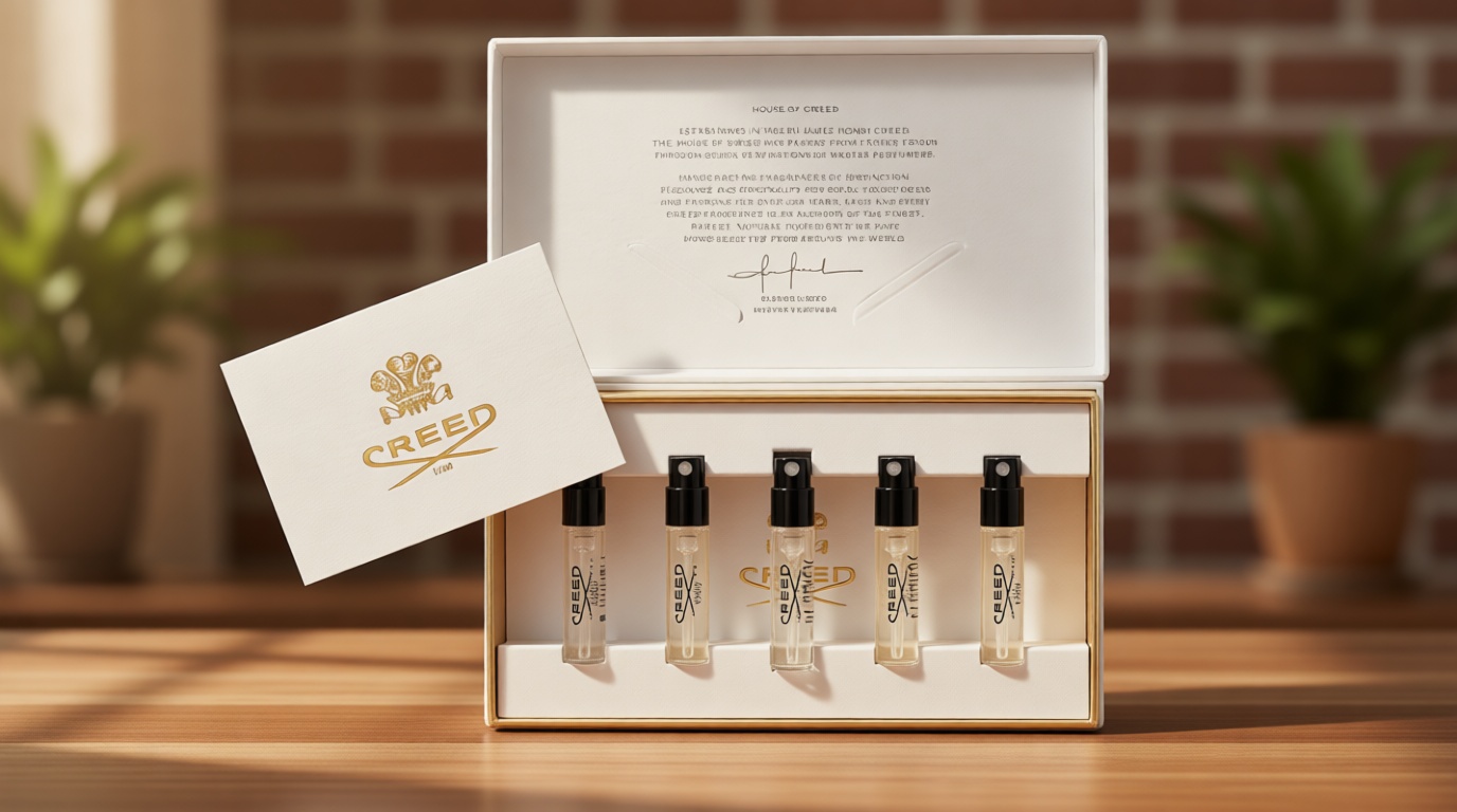 Creed Men's Inspiration Sample Set, Contains a Set of 5 Men's Fragrances, 1.7ML x 5