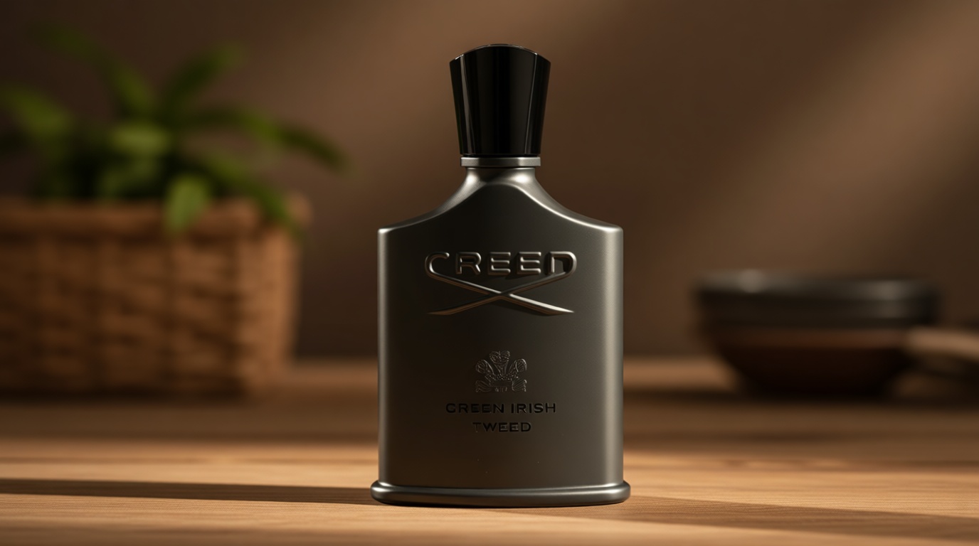 Creed Green Irish Tweed, Men's Luxury Cologne, Aromatic Fougère, Green & Mossy Woods Fragrance