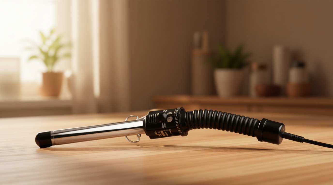 Conair Instant Heat 3/4-Inch Curling Iron, ¾-inch Barrel Produces Tight Curls, Hair Curler for Short to Medium Hair, 25 Heat Setting Hair Curling Iron, Black