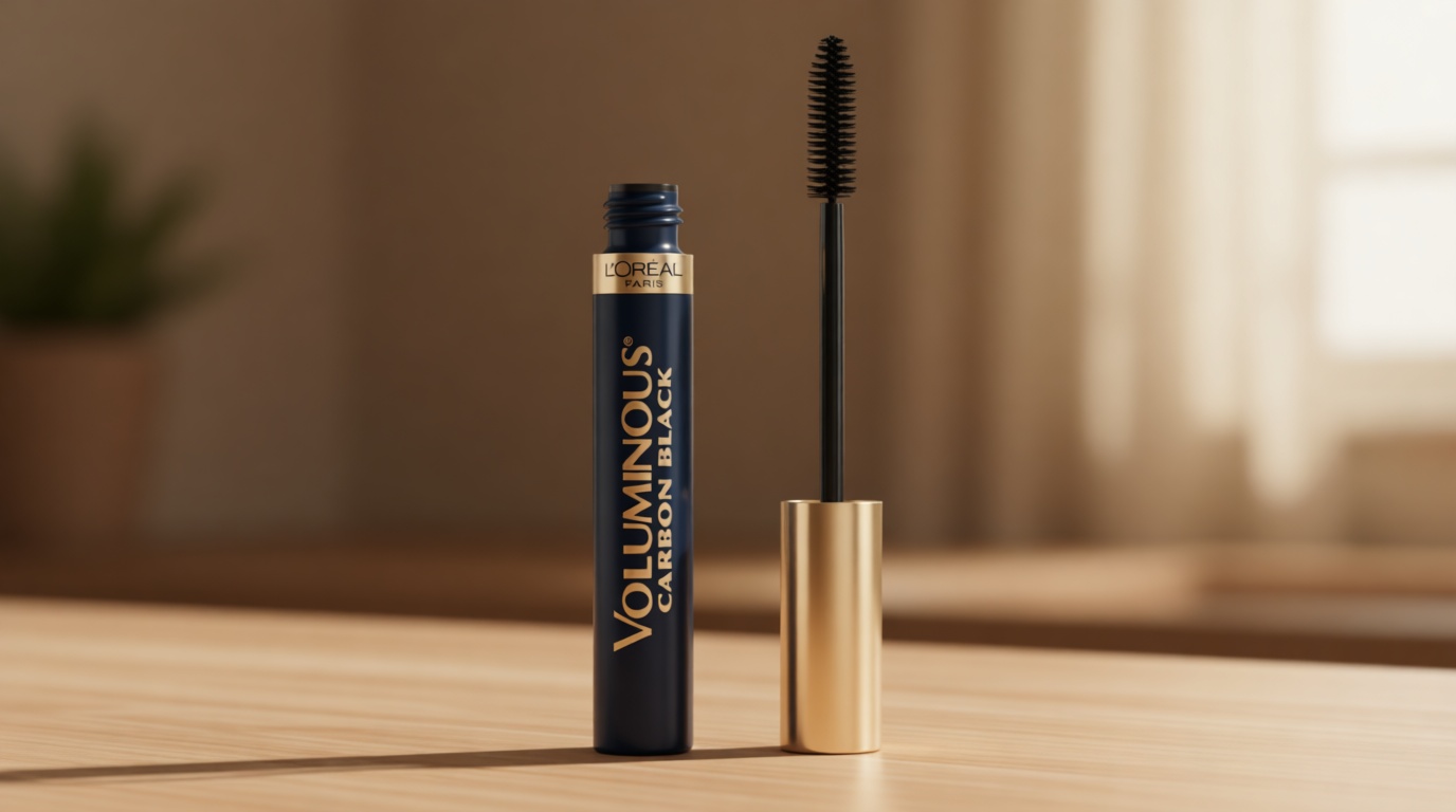 L’Oreal Paris Original Voluminous Mascara, Building Mascara Volume and Length Formula, Washable, Carbon Black, 0.26 Fl Oz., 1 Count