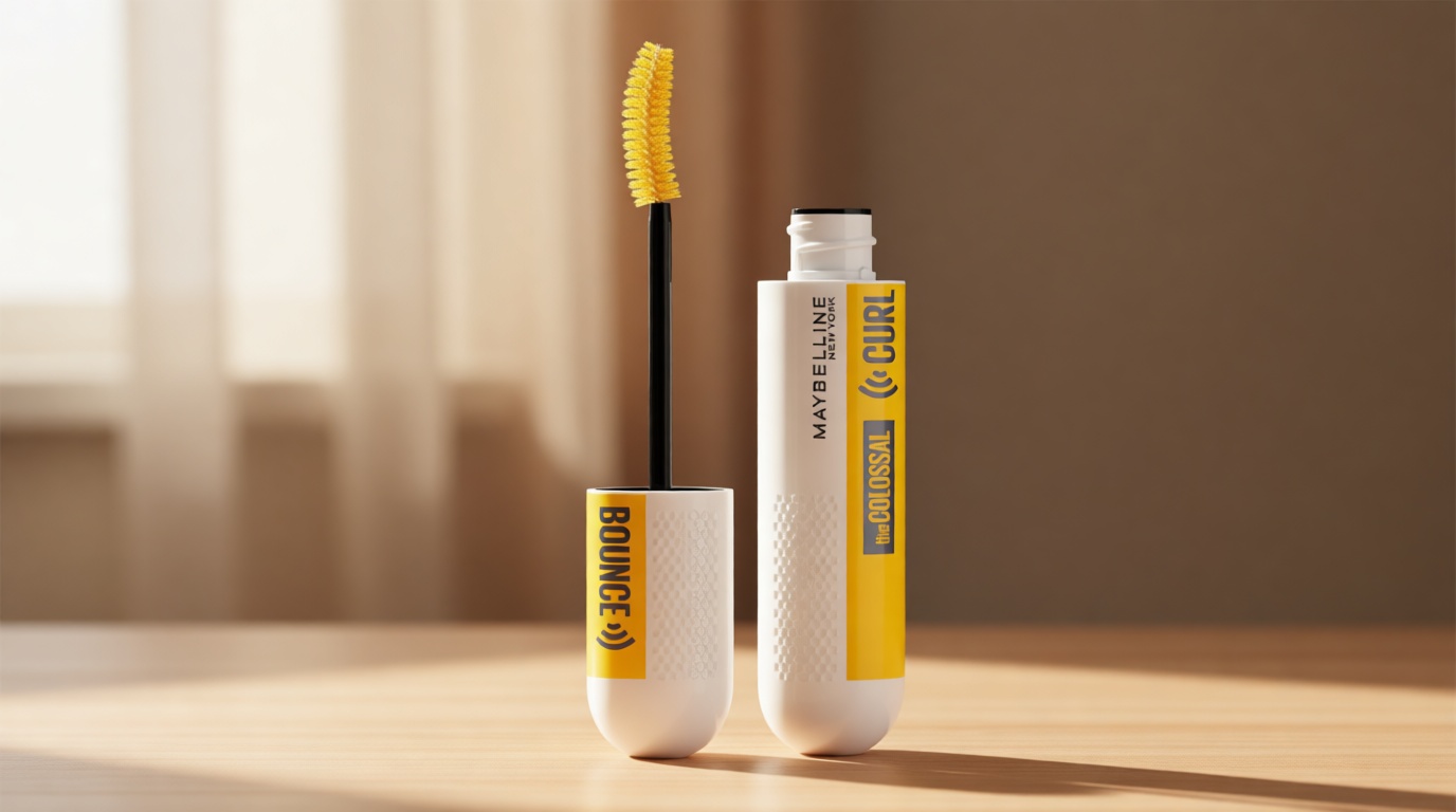 Maybelline Volum' Express Colossal Curl Bounce Washable Curling Mascara, Very Black, 1 Count