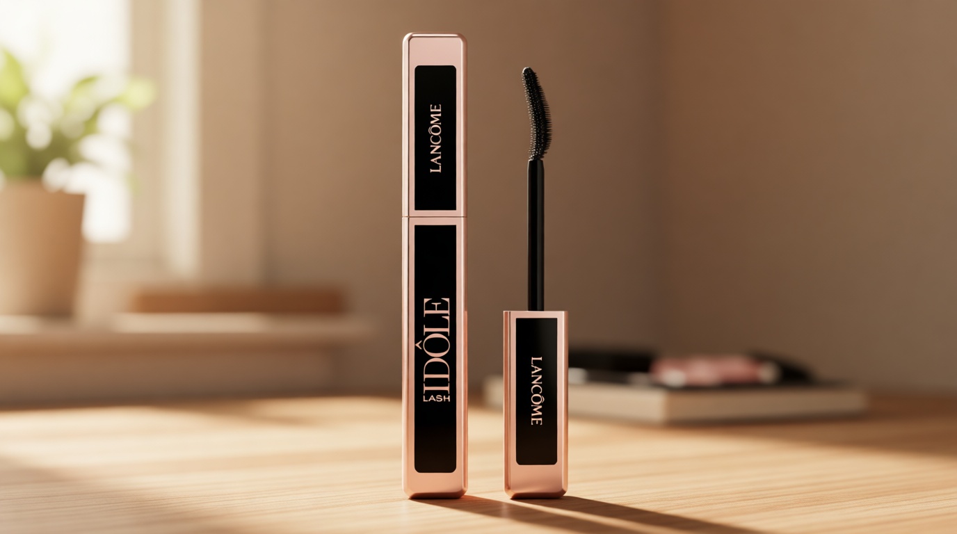 Lancôme Lash Idôle Lash-Lifting & Volumizing Mascara - Black Mascara for Instant Volume, Length & Lift - Smudge Proof & Up To 24H Wear - Black