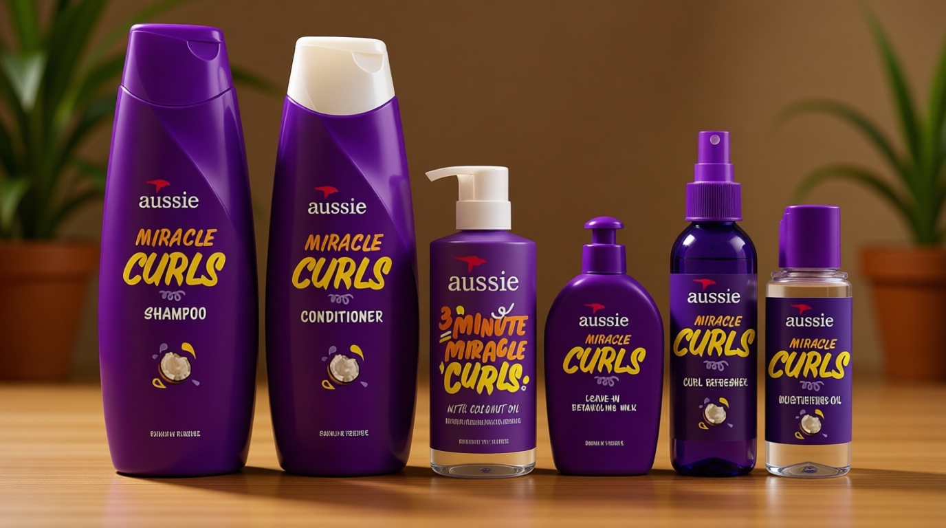 Miracle Curls: Shampoo, Conditioner, Deep Conditioner, Refresher Gel, Detangling Milk, Oil Treatment 6-Piece Set