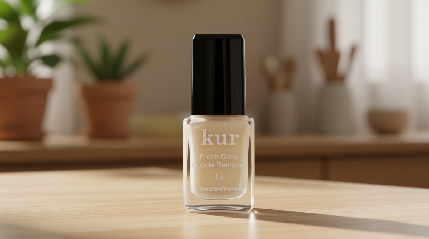 LONDONTOWN Fresh Glow Cuticle Remover - Instant Cuticle Remover Liquid - No Tool or Cutting Moisturizing Softening Nail Care for Dry, Damaged Cuticles, .40fl oz