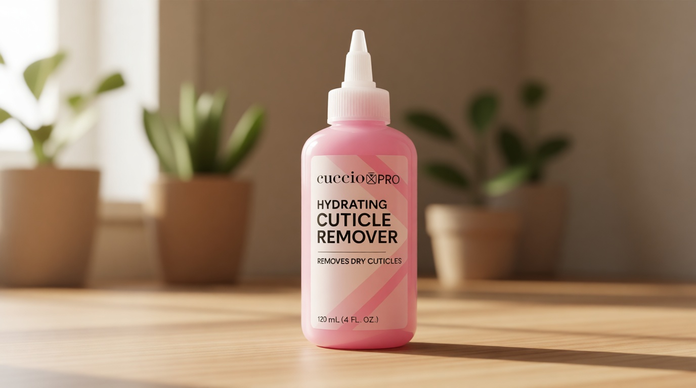 Cuccio Pro Hydrating Cuticle Remover 4 fl oz – Professional Fast-Acting Cuticle Softener & Remover for Dry, Rough Cuticles, Moisturizing Lanolin-Infused Formula for Healthy Nails