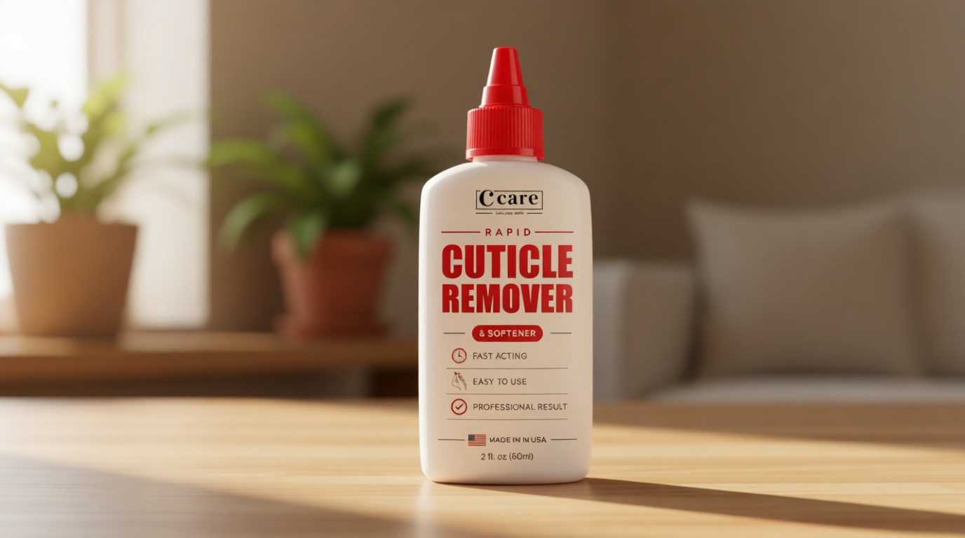 C CARE Rapid Cuticle Remover 2oz – Instant Professional Cuticle Remover Gel, Infused with Aloe Vera, Sweet Almond Oil & Glycerin, Softens & Removes Dead Skin, Gentle Fragrance-Free Nail Treatment