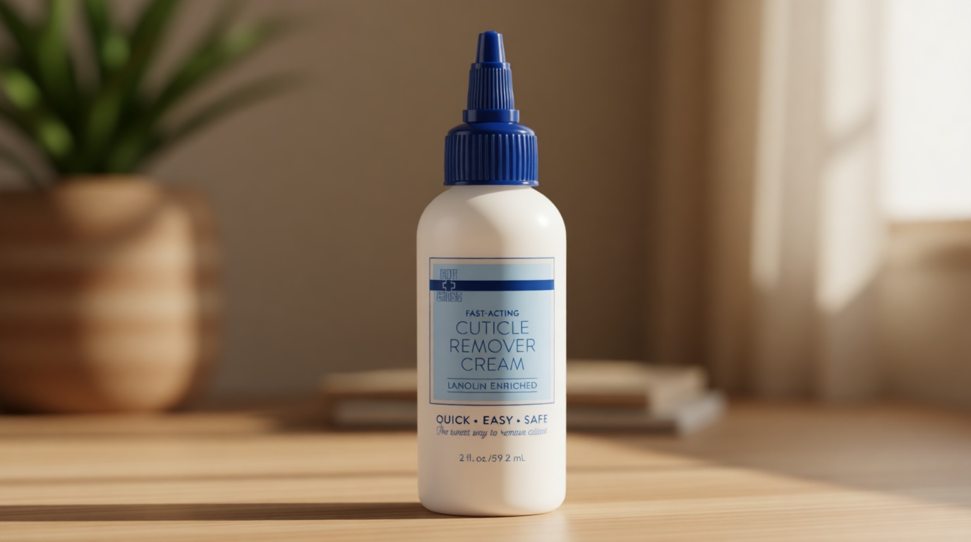 Blue Cross Cuticle Remover Cream for Dry Damaged Cuticles, Moisturizing Cuticle Softener for Nails, Professional Nail Care for Dry Manicures, Brittle Hang Nails, Made in USA, 2oz