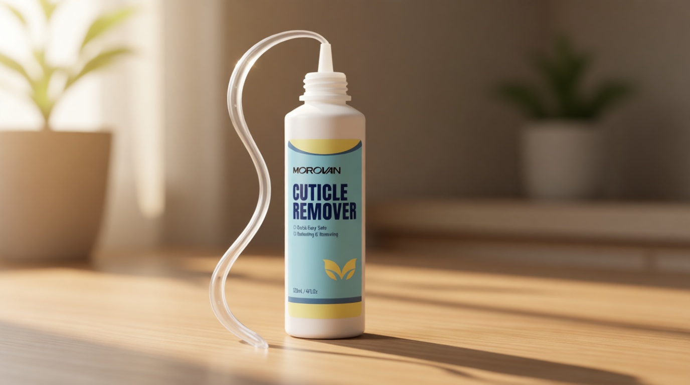 Morovan Instant Cuticle Remover Gel: Professional Cuticle Softener 120ml Quickly Remove in 15s for Salon Quality Professional Nail Care for Manicure