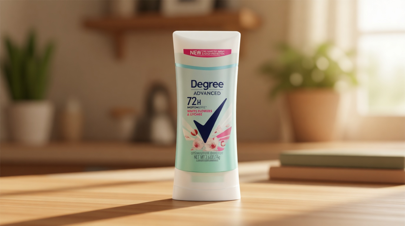 Degree Advanced Protection Antiperspirant Deodorant White Flowers & Lychee for 72-Hour Sweat & Odor Control for Women, with Body Heat Activated Technology, 2.6 oz