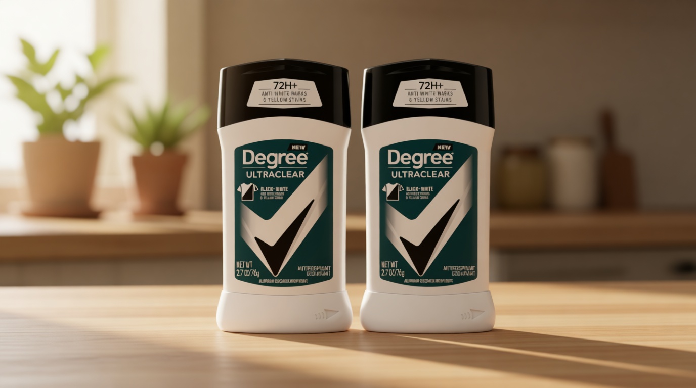 Degree Men UltraClear Antiperspirant Deodorant Black+White 2 Count 72-Hour Sweat & Odor Protection Antiperspirant For Men With MotionSense Technology 2.7 oz
