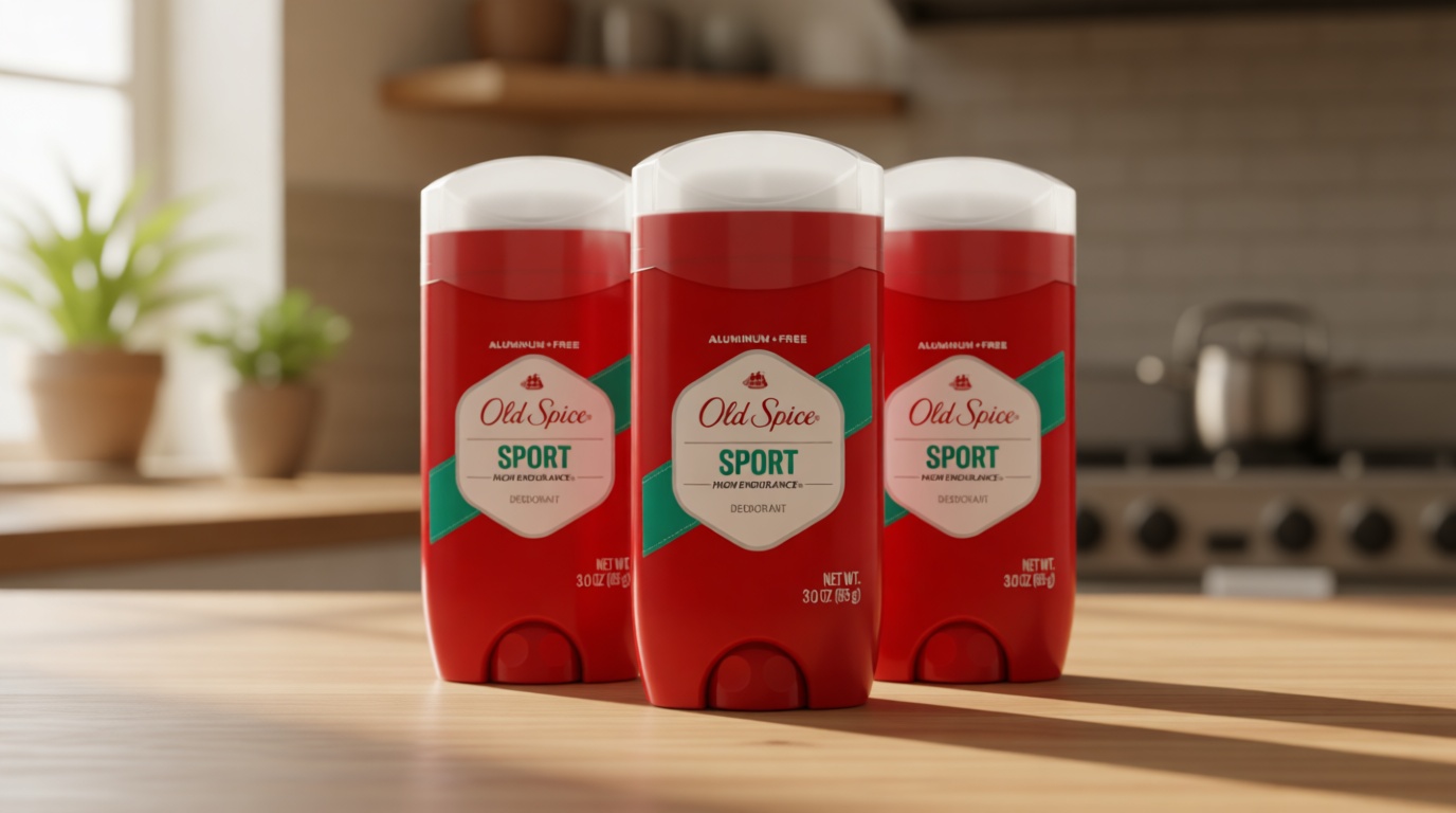 Old Spice Aluminum Free Deodorant For Men, High Endurance, 24/7 Sweat Defense & Odor Protection to Eliminate Odors, 24/7 Freshness & Lasting Scent, Sport Scent, 3.0 oz (Pack of 3)
