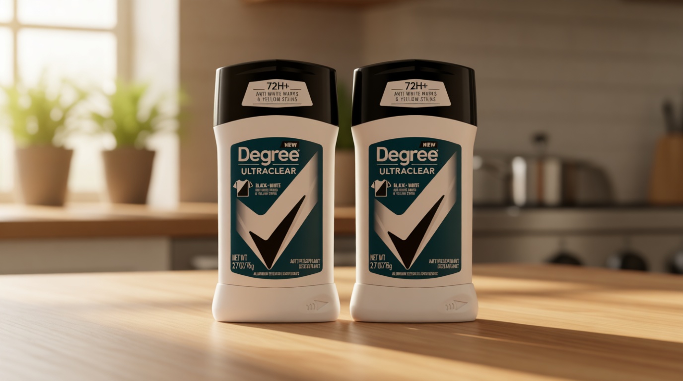 Degree Men UltraClear Antiperspirant Deodorant Black+White 2 Count 72-Hour Sweat & Odor Protection Antiperspirant For Men With MotionSense Technology 2.7 oz