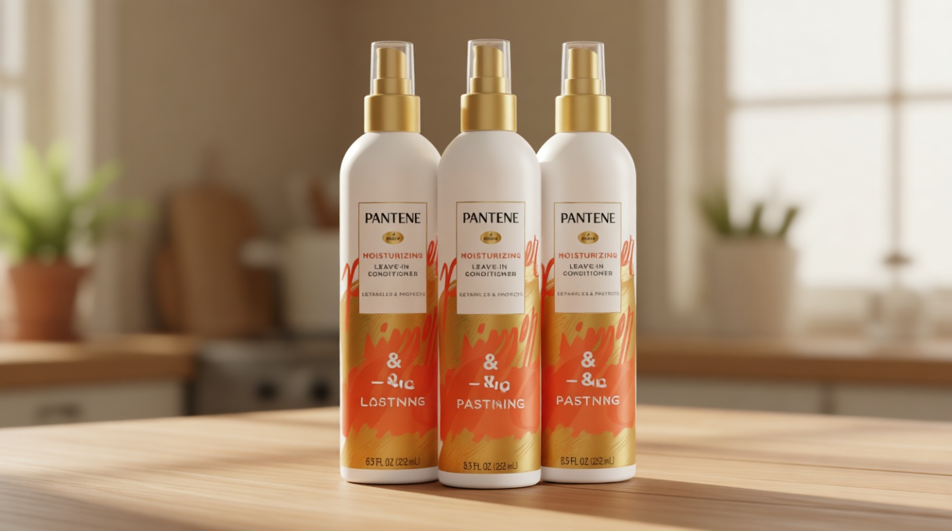 Pantene Conditioning Detangler Spray, Pro-V Repair & Protect, Nutrient Boost for Damaged Hair, Antioxidant Enriched, Leave-In Conditioner, Smooth & Shine, Sulfate-Free, 8.5 Fl Oz, 3 Pack