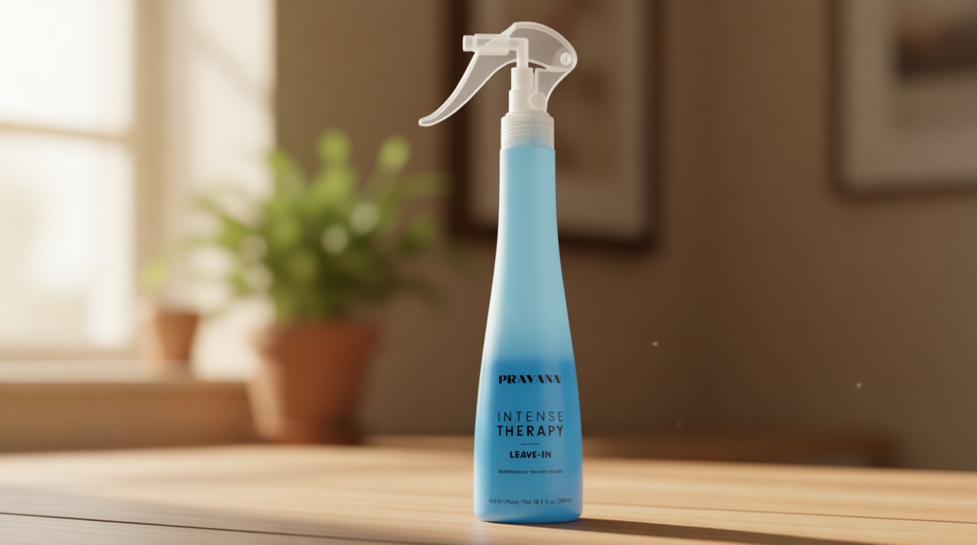 Pravana Intense Therapy Leave-In Conditioner Spray Treatment & Detangler | Instantly Detangles & Hydrates | Equalizes Hair Porosity | For All Hair Types | Strengthens & Softens Hair | 10 Fl Oz