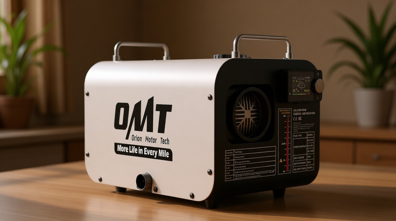 Orion Motor Tech Portable Diesel Heater, 8kW Camper Heater with CO Alarm Auto Shutoff, Diesel Parking Heater for Car Truck Boat RV with 1.7gal Tank Bluetooth Remote Control for 12/24V DC 110V Power
