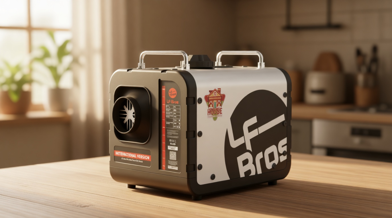 LF Bros 110V/12/24V 5KW Diesel Heater, All-in-One 5L Air Diesel Parking Space Heater with Stylish Design, Come with Remote Control and LCD Screen, Suitable for Home Shop Garage Camper