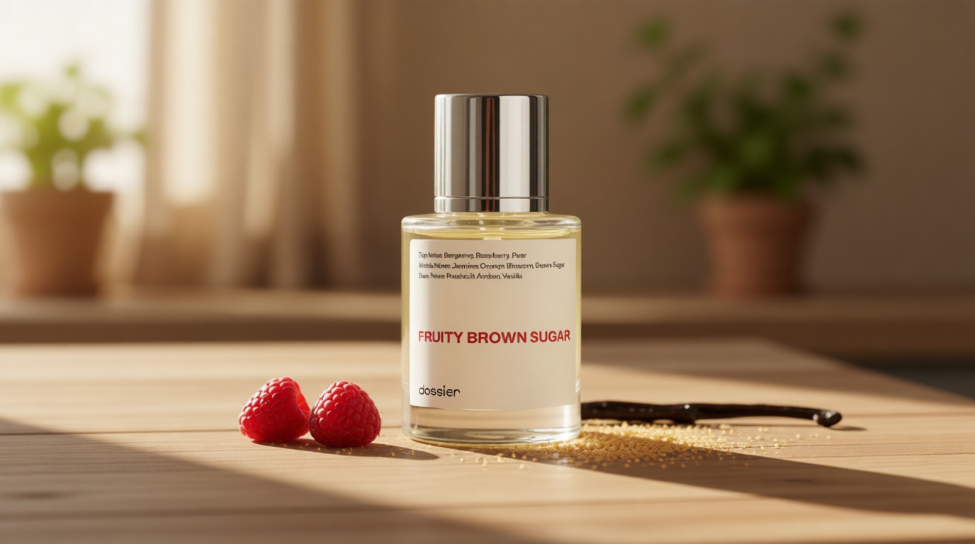 Dossier Fruity Brown Sugar - Eau de Parfum - Inspired by YSt L's Mon Paris - Perfume Luxury - Pure Infused - Paraben-Free - Vegan - For Women - Fragrance 1.7 Fl oz (Spray 50ml)
