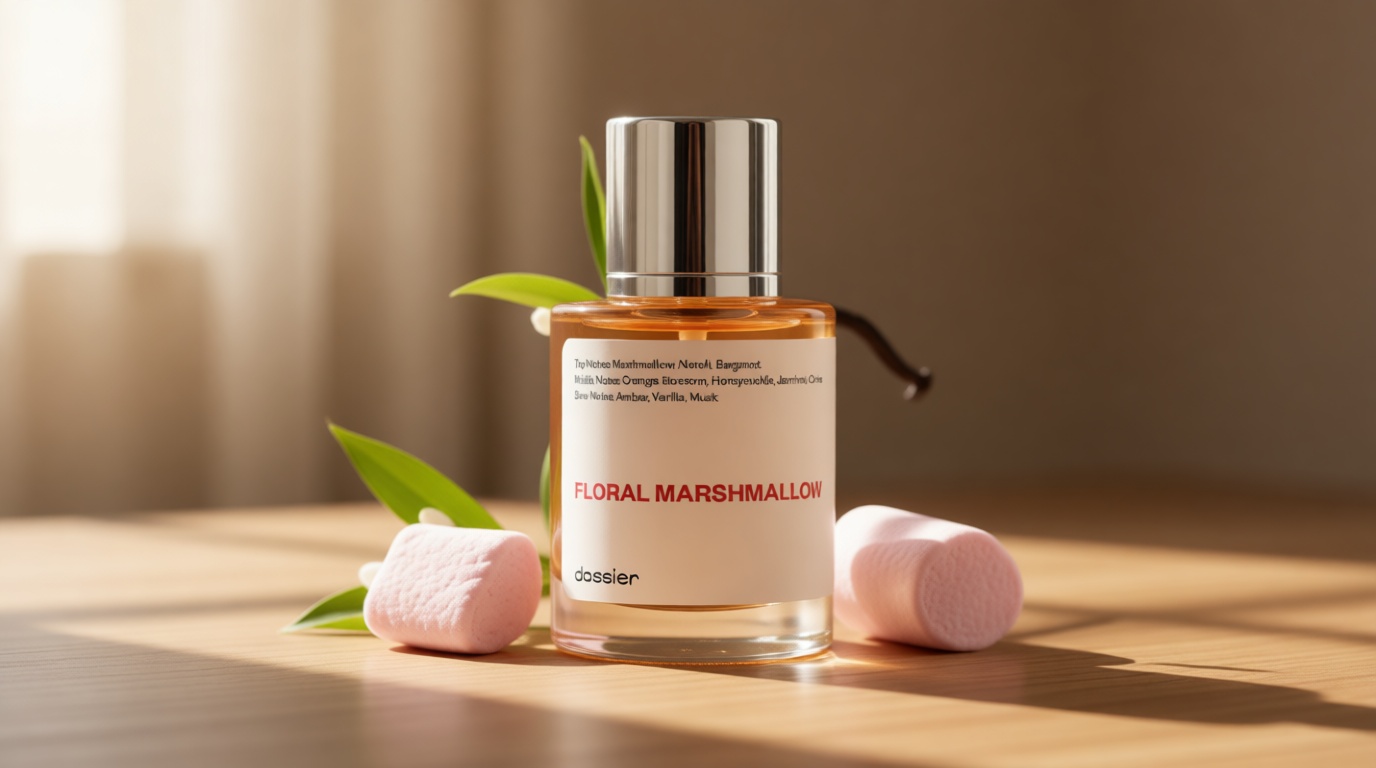 Dossier Eau de Parfum - Floral Marshmallow - Inspired by By K.ilian's Love, Don't Be Shy - Perfume Luxury - Pure Infused - Paraben-Free - Vegan - Feminine - For Women - Fragrance 1.7 Fl 0z (Spray 50ml)